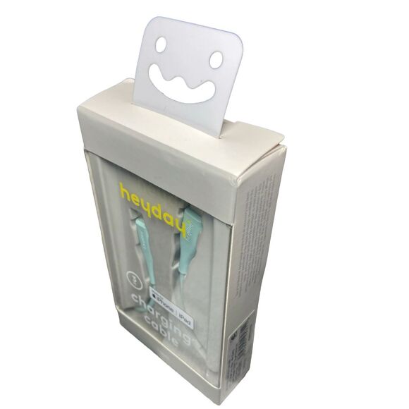 Lightning to USB-C Round Cable MFi Certified 3ft Teal Fast Charger iPhone iPad - Picture 6 of 10